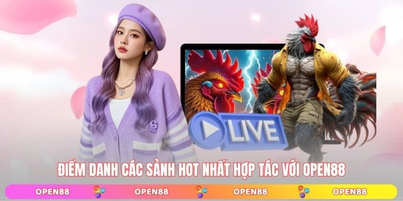 Điểm danh các sảnh hot nhất hợp tác với OPEN88